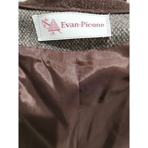 Vintage 60s 70s Evan-Picone Wool Cropped Blazer Size 10 Union Made Retro Women's - Picture 6 of 6